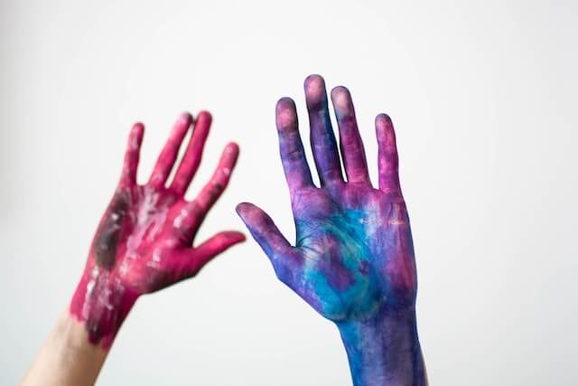 get polyurethane off hand